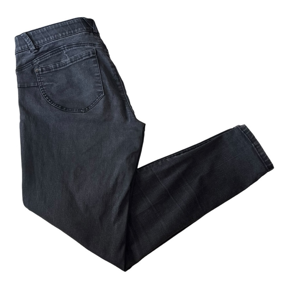 Democracy Abroad Solution Black Mid Rise Skinny Stretch Jeans Women’s 10 - Picture 10 of 13